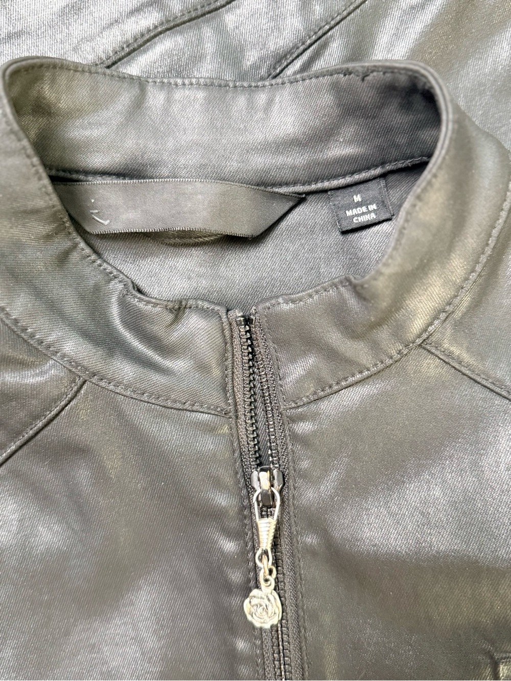 Harley-Davidson Winged Back Coated Jacket Black Women’s M 98402-19VW - Picture 7 of 14